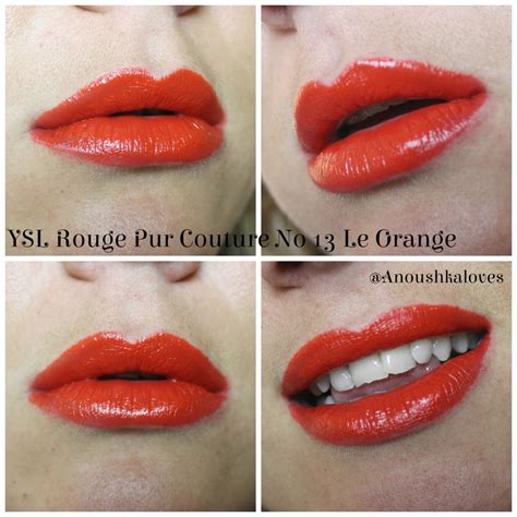 ysl 13 rouge pur couture